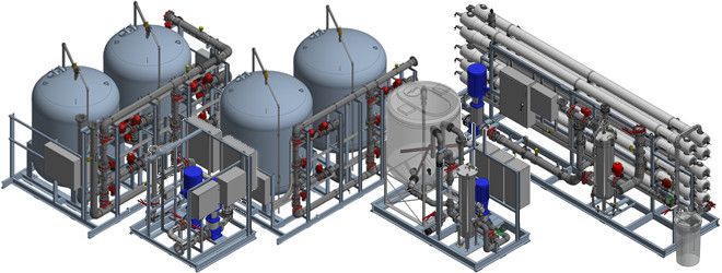 Integrated, Industrial-Grade Reverse Osmosis (RO) System