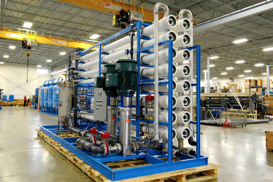 500 GPM Two-Train Reverse Osmosis Skid