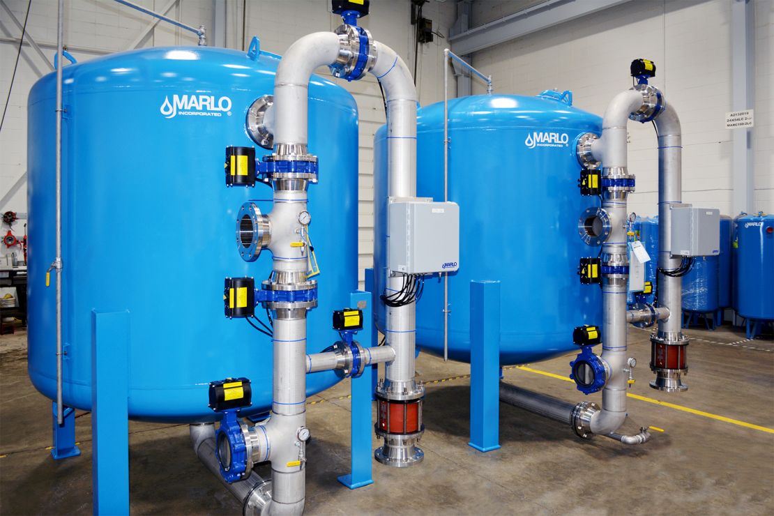 Marlo Duplex Industrial-Grade, Backwashable Multi-Media Filter System