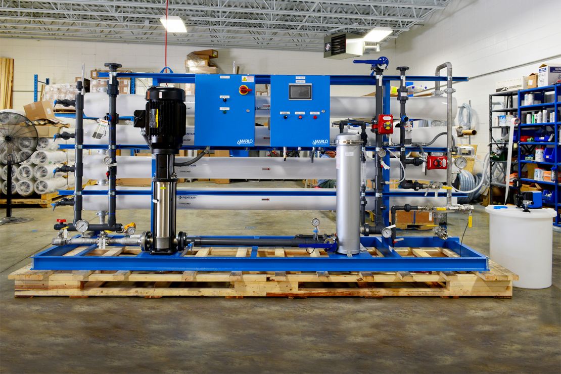 Marlo 50-GPM Industrial-Grade Reverse Osmosis (RO) Membrane Skid