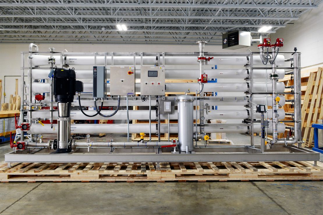 MARLO 150-GPM Industrial-Grade Reverse Osmosis (RO) Membrane Skid