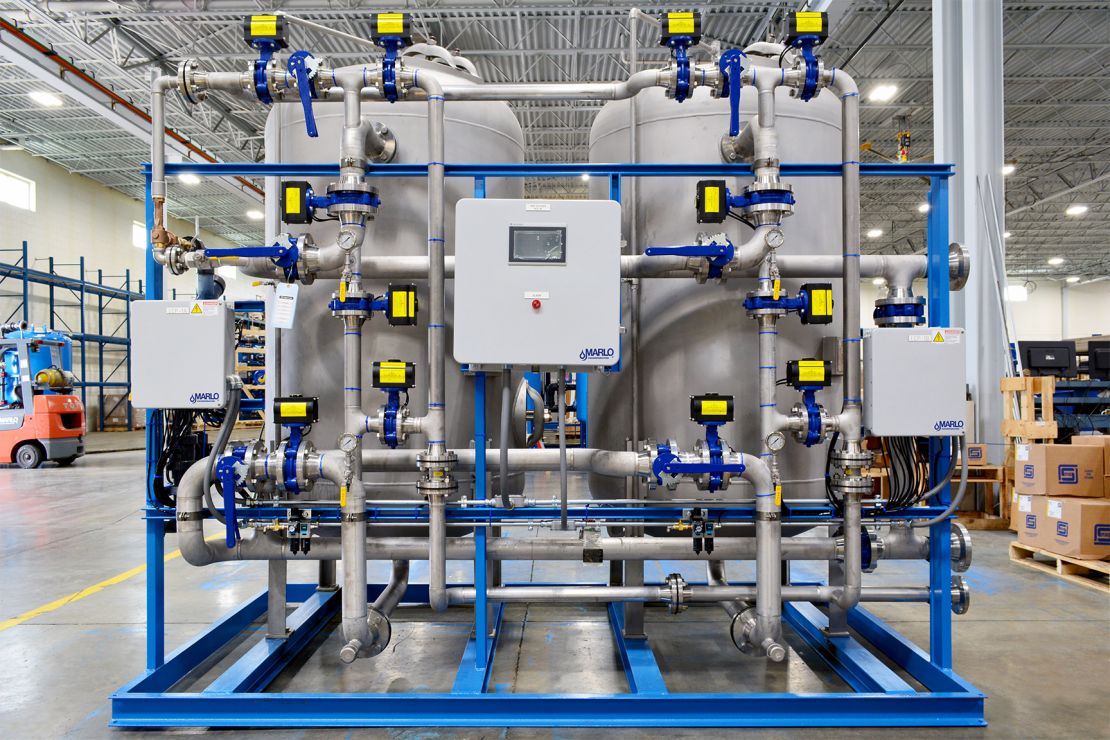 MARLO Duplex Automatic Water Softener Skid