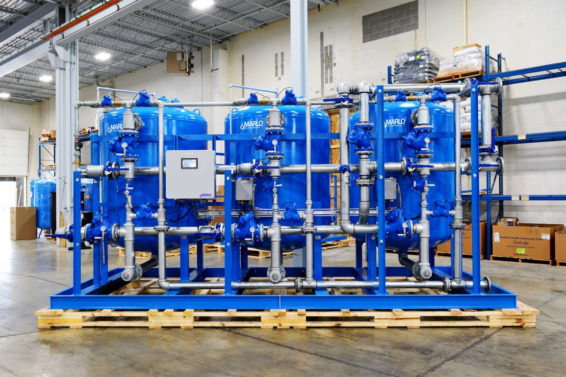 MARLO Duplex Alternating Water Softener with Simplex Polisher