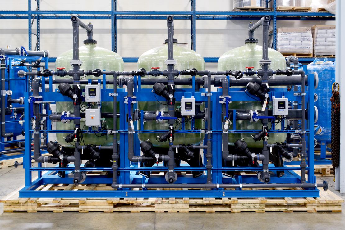 MARLO Triplex Progressive Flow Water Softener System 