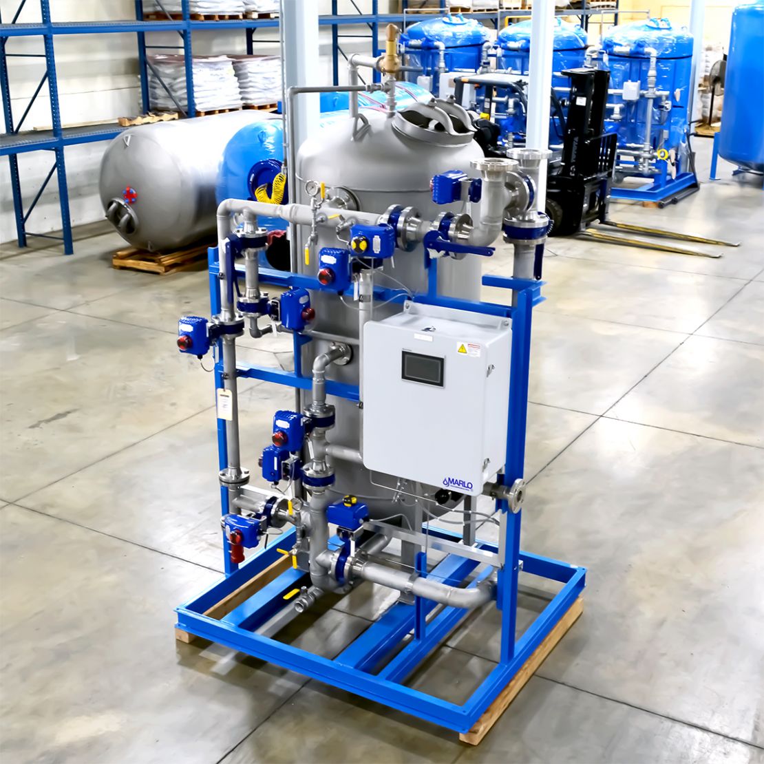 MARLO Condensate Polisher Skid