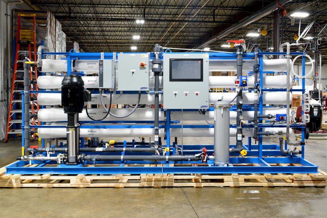 MARLO 75-GPM Two-Pass Reverse Osmosis Skid