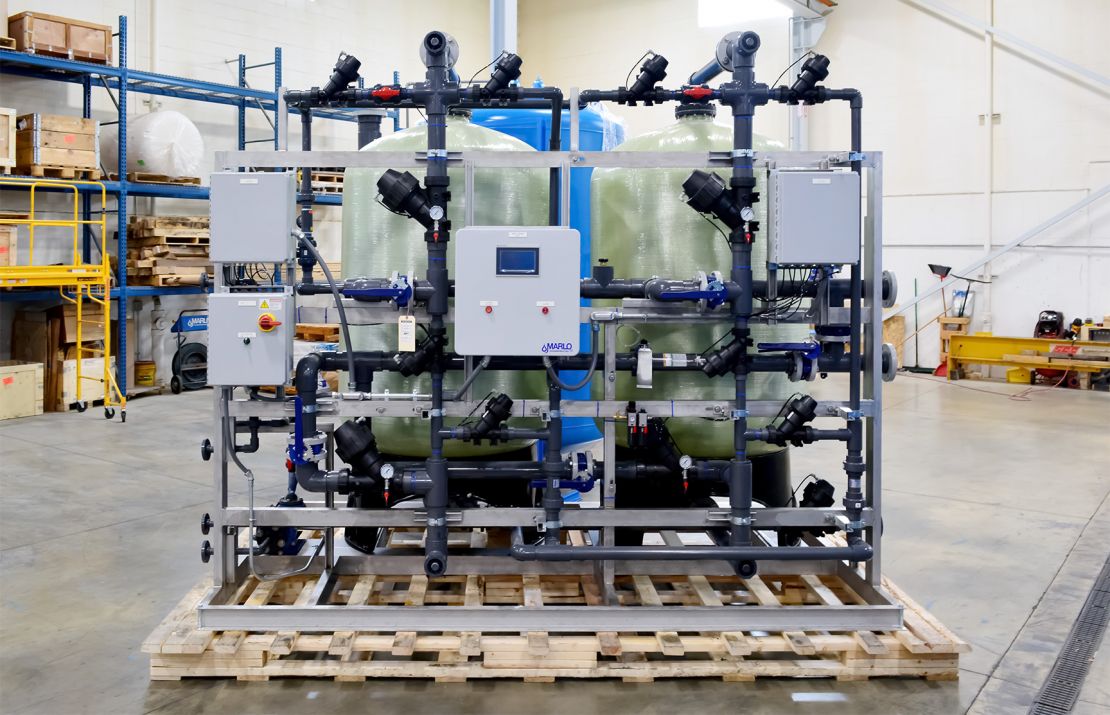 MARLO Duplex Water Softener System