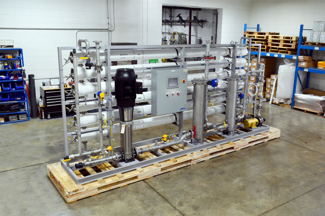 MARLO 100-GPM Industrial-Grade Reverse Osmosis (RO) Skid