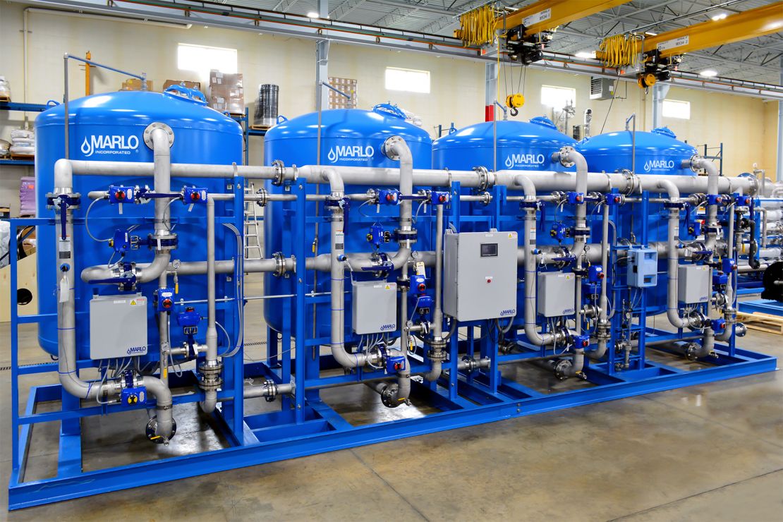 MARLO Quadra-Plex Water Softener Skid 