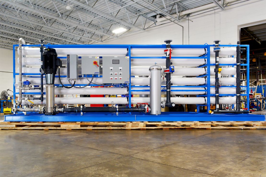 MARLO Dual-Train Reverse Osmosis (RO) Skid