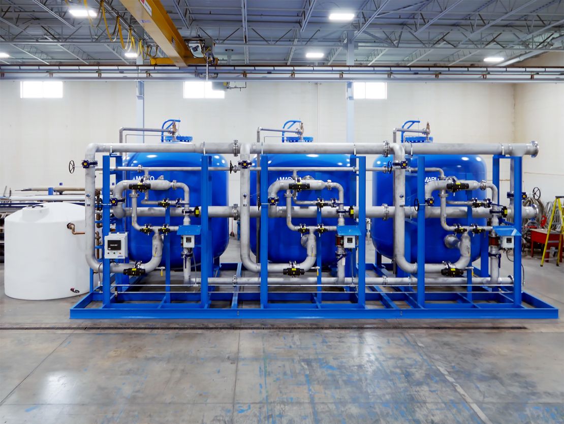 MARLO Industrial- Grade, Triplex Water Softener Skid