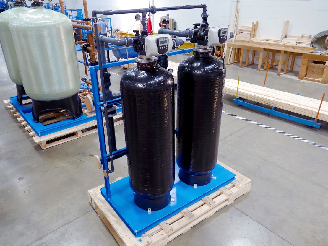 MARLO Duplex Water Softener Skid 