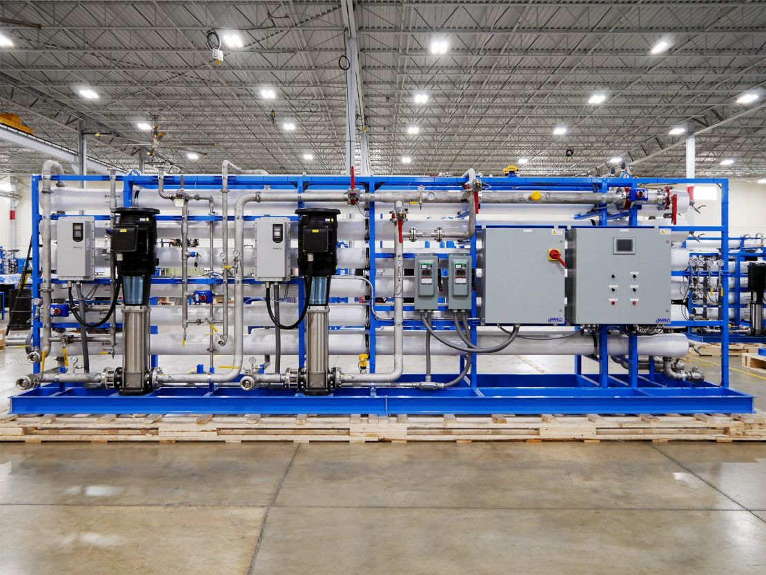 MARLO 125-GPM Two-Pass Reverse Osmosis Skid