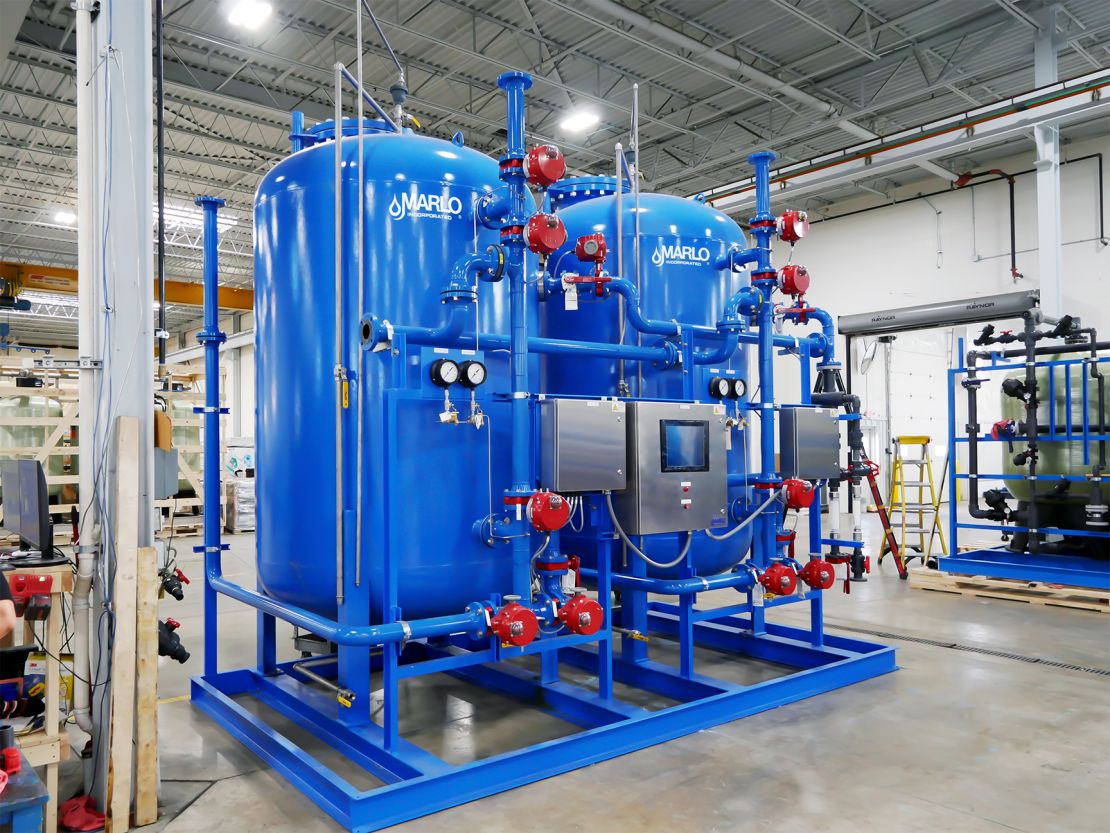 MARLO Duplex Water Softener Skid