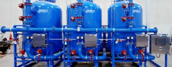 MARLO Triple Parallel Multimedia Filter Skid